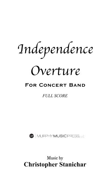 Stanichar-Independence Overture 