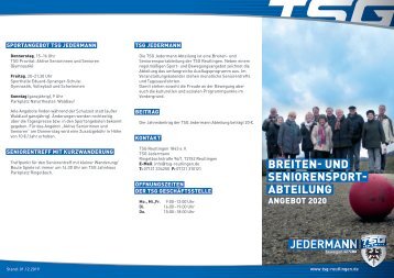 TSG Reutlingen Jedermann Flyer Stand 17 02 2020