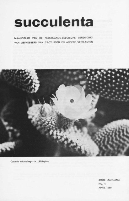 Succulenta NO. 4 jaargang 1969