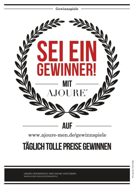 AJOURE´ Men Magazin März 2020