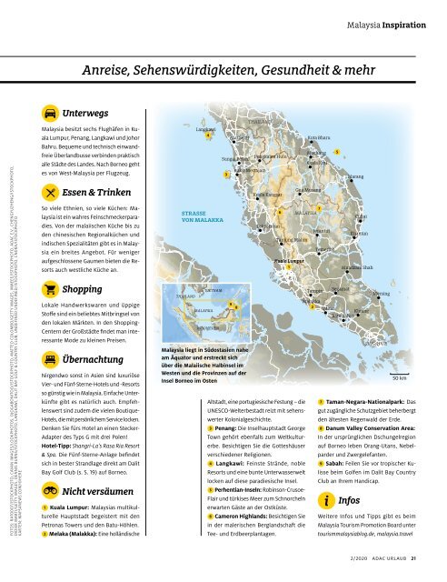 ADAC Urlaub März-Ausgabe 2020 Nordrhein