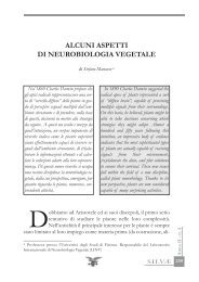 ALCUNI ASPETTI DI NEUROBIOLOGIA VEGETALE - LINV