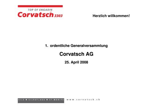GV 25.4.08 - Präsentation- - Corvatsch