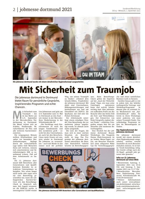 MesseMagazin zur 12. jobmesse dortmund