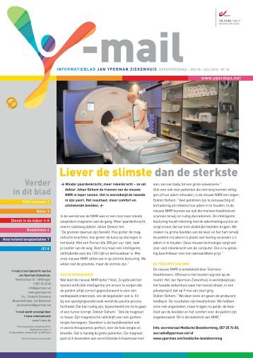 Y-mail 30 - juli 2018 