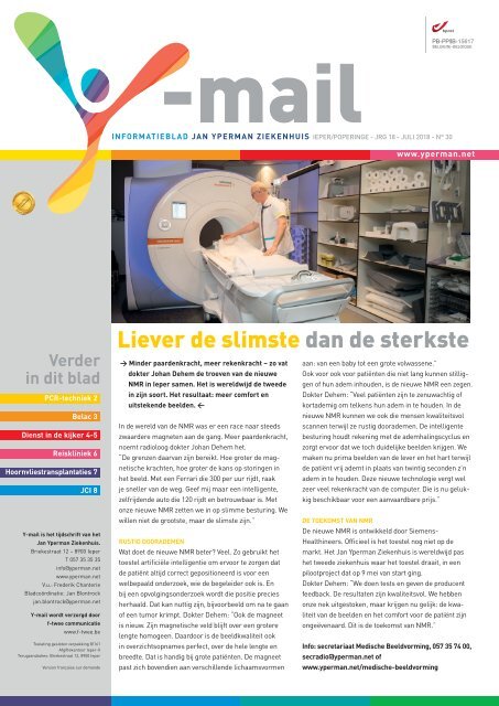 Y-mail 30 - juli 2018 