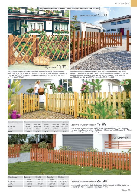 Garten 2020 - Holz im Garten - Hasselbring