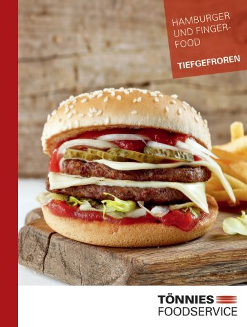 Datenblatt Foodservice Hamburger Fingerfood