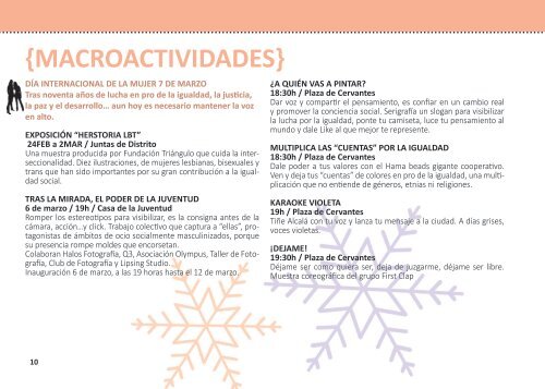 Programación OFM primer trimestre 2020