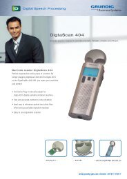 DigtaScan 404 - Grundig Business Systems GmbH