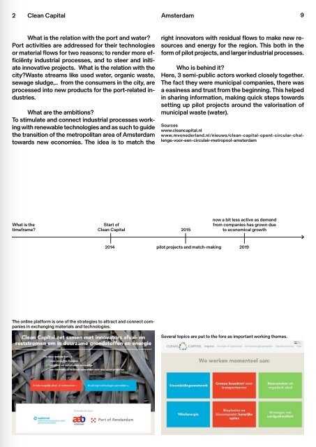 Circular City Ports - Workbook 1, Circular initiatives in the Delta