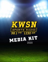 KWSN Media Kit 2020