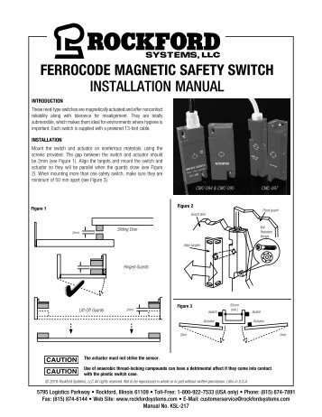 Ferrocode Magnetic Safety Switch ksl217