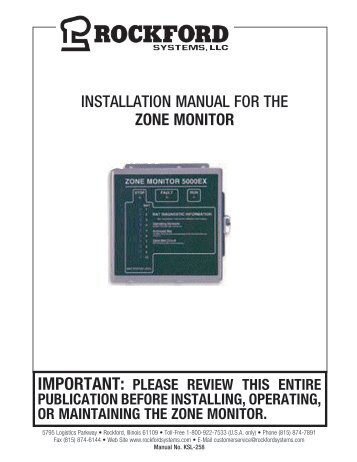 Zone Monitor ksl258