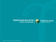 Tropicana Bulletin Issue 6, 2020