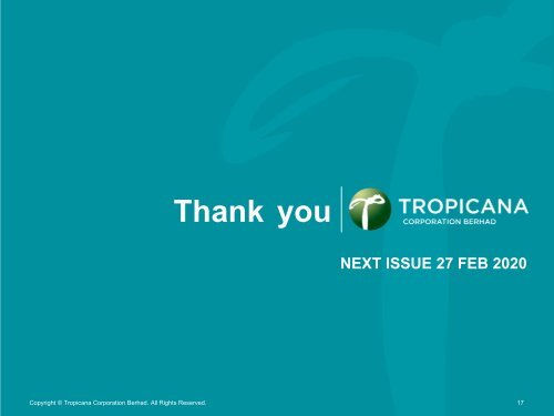 Tropicana Bulletin Issue 6, 2020