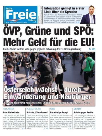 ÖVP, Grüne und SPÖ: Mehr Geld für die EU!