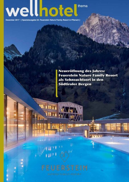 wellhotel Sonderheft Feuerstein Nature Family Resort