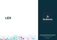 LEx Social Media Audience Analysis