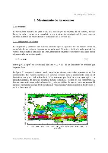 2. Movimiento de los océanos - Unidad de Ciencias de la Atmósfera