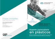 Información del curso de Experto Universitario en Plásticos