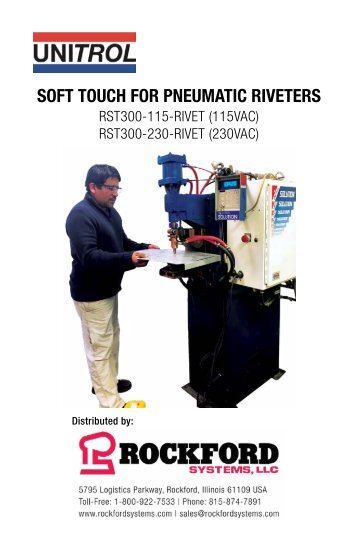 UNITROL SOFT TOUCH Manual for Riveters