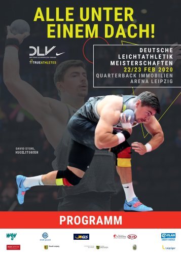 Das Programm zu den Deutschen Hallenmeisterschaften 2020