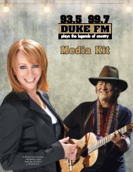 Duke FM Media Kit 2020