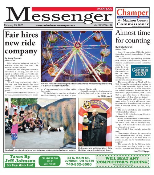 Madison Messenger - February 23rd, 2020