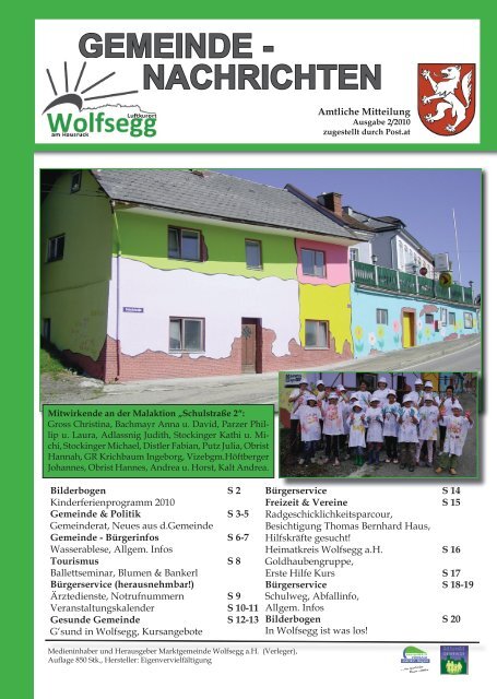 Gemeinde - Wolfsegg am Hausruck - Land Oberösterreich