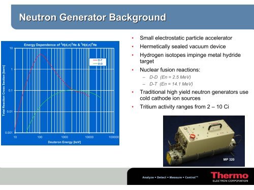 Neutron Generator Background - Thermo Scientific Home Page