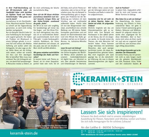 TASSILO - Das Magazin rund um Weilheim und die Seen, Ausgabe März/April 2020