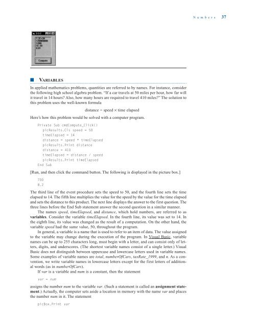 Computer Programming Concepts and Visual Basic David I. Schneider