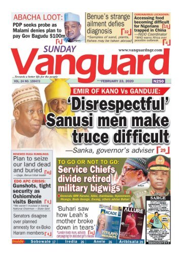 23022020 - Disrespectful Sanusi men make truce difficult