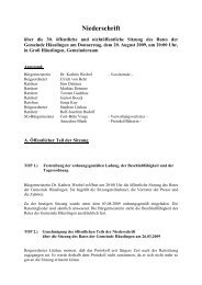 Niederschrift - Gemeinde Häuslingen