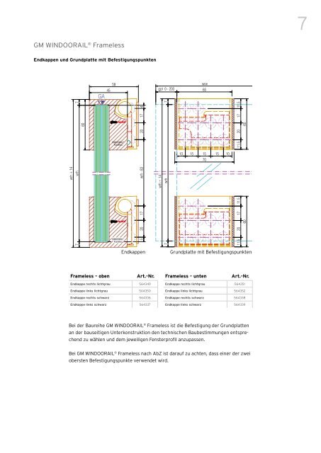 GM WINDOORAIL – Planungshandbuch