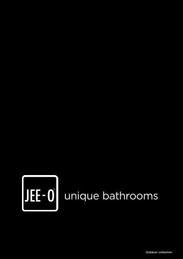 JEE-O unique bathrooms - outdoor collection 2020 - edition March