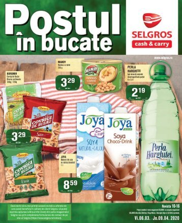 Postul în bucate nr. 10-16