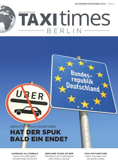 Taxi Times Berlin - November / Dezember 2019