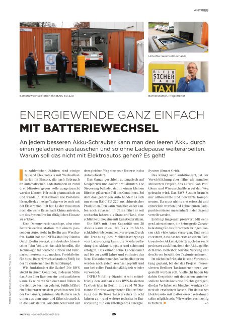 Taxi Times Berlin - November / Dezember 2019