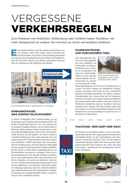 Taxi Times München - 1. Quartal 2020