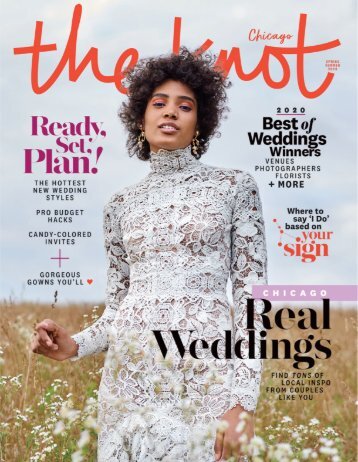 The Knot Chicago Weddings Spring Summer 2020_downmagaz.com