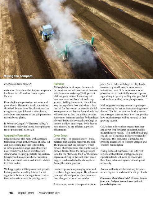 Organic Farmer February / March 2020