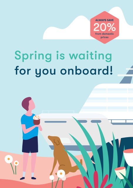 *Helsinki/Turku-Stockholm, March-April, Spring 2020 Shopping Silja Line