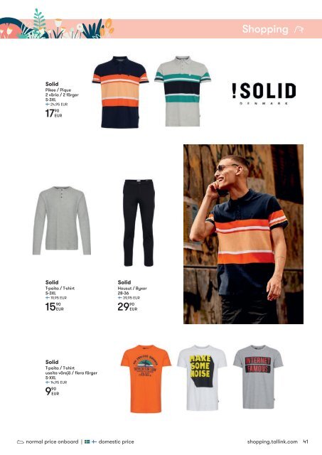 ** Helsinki/Turku-Stockholm, March-April, Spring 2020 Shopping Silja Line