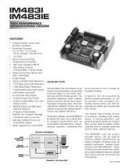 IM483I/IE - Schneider Electric Motion USA