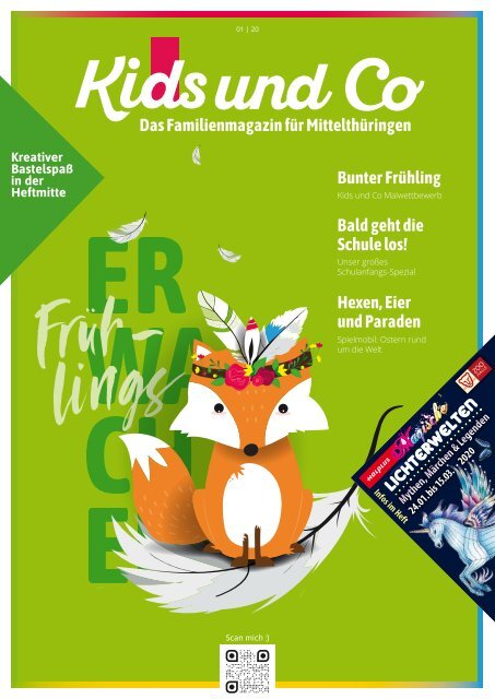 Kids und Co Mittelthüringen, Ausgabe Frühling 2020