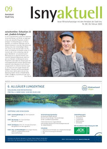 Isny Aktuell 26.02.2020