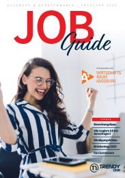 TRENDYone | Job Guide Frühjahr 2020 – Augsburg 