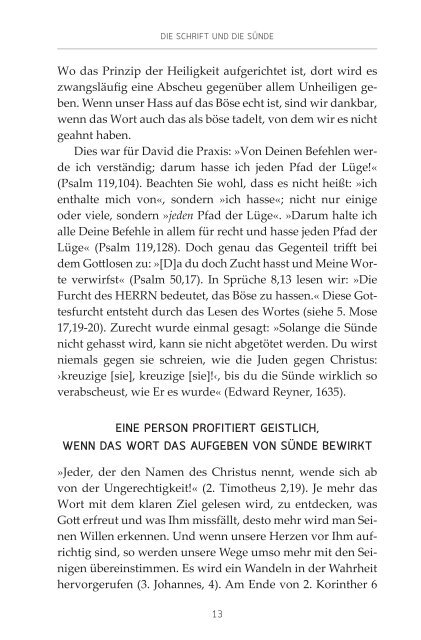 Vom Wort Gottes profitieren